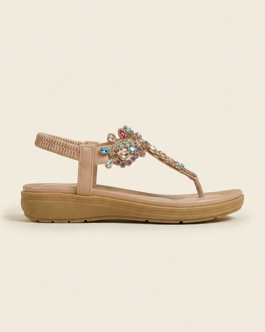 Esmeralda - Sandalias joya con diseño artesanal