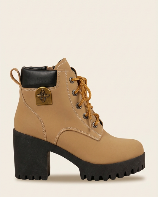 Emma | Botines de tacón con plataforma