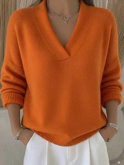 Violeta | Jersey holgado con cuello en V