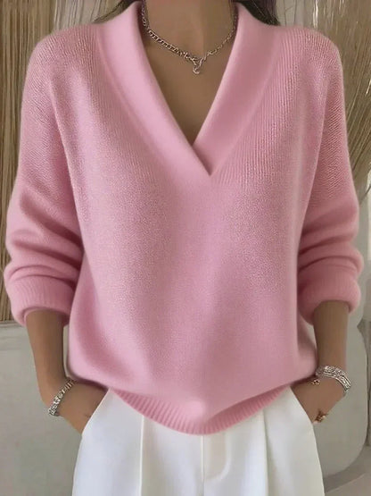 Violeta | Jersey holgado con cuello en V