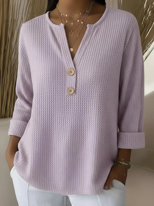 Lucinda | Camiseta Henley con botones