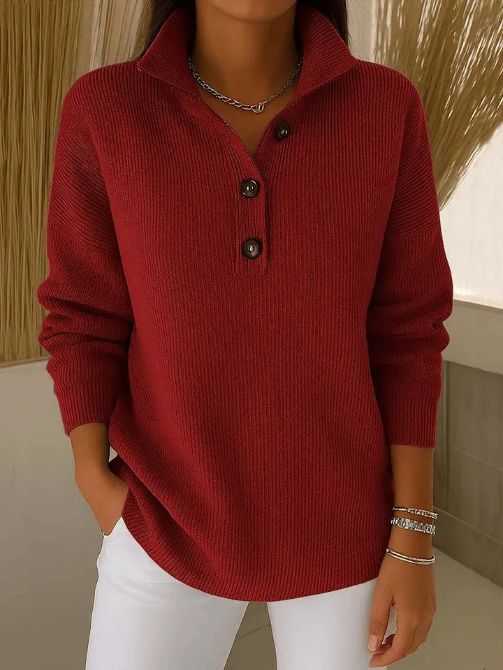 Florencia | Jersey polo con cuello en V