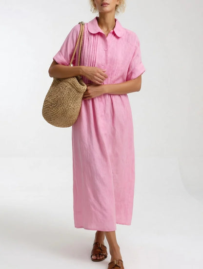 Lisandra - Vestido camisero fluido de verano