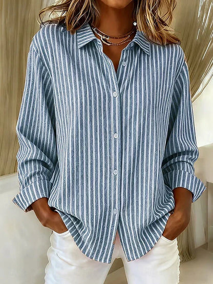 Jacinta | Camisa de rayas con botones