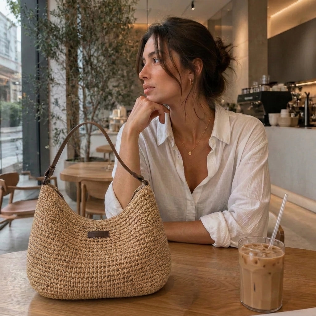 Simona - Bolso Trenzado Elegante