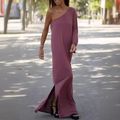 Lily Rose - Vestido de un solo hombro y corte holgado