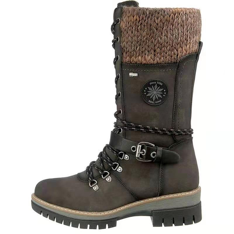 Ana - Botas con cordones y hebilla