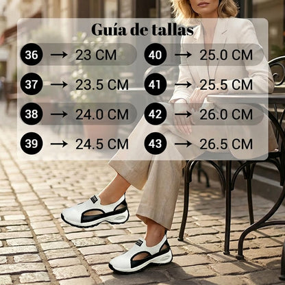 Aroa - Zapatillas transpirables con cámara de aire