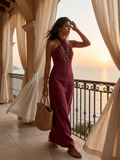 Lucía | Vestido largo ligero y elegante
