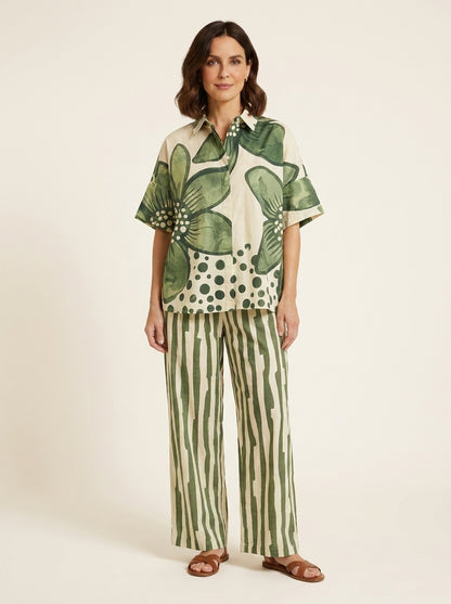 Valentina - Conjunto estampado de dos piezas