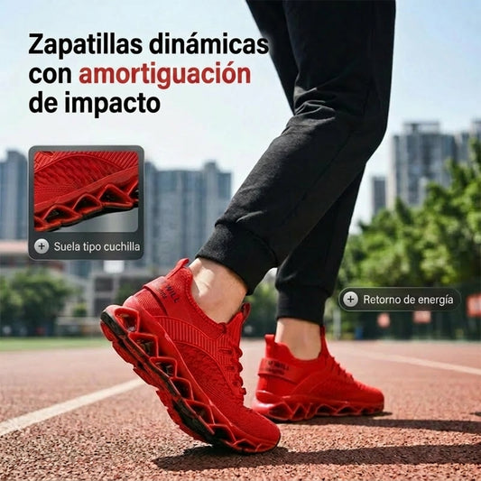 Zapatillas deportivas transpirables de malla
