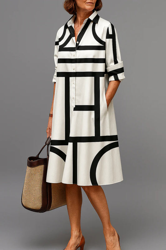 Elena | Vestido midi elegante y refinado