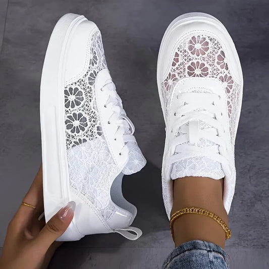 Camila - Elegantes zapatillas de encaje