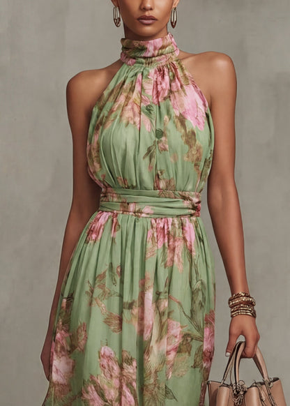 Livia | Vestido maxi elegante de estampado floral