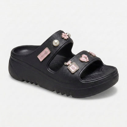 Sandalias de Plataforma con Pines Decorativos