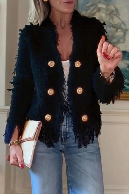 Sandra - Chaqueta corta con borlas