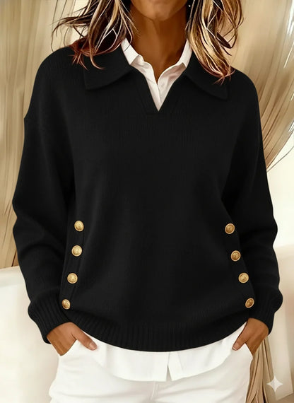 Viñet | Jersey de cuello en V y camisero