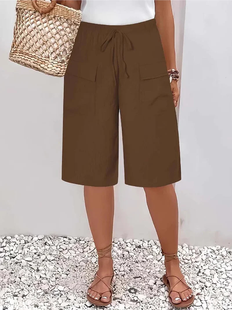 Lina – Pantalones cortos con cintura elástica