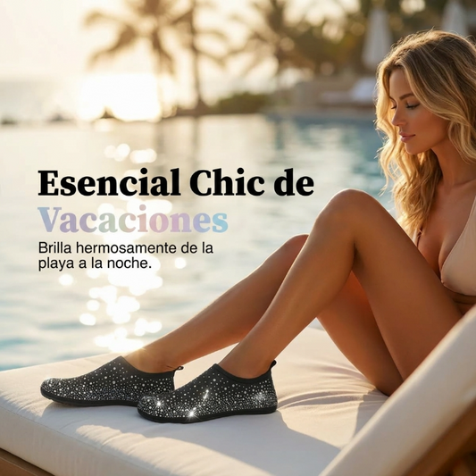 Coral - Zapatos acuáticos brillantes de secado rápido