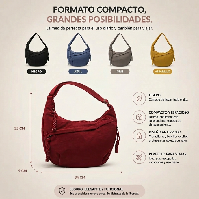 LUNA - Bolso de Hombro