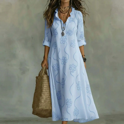 Siena | Vestido Largo de Verano con Flores