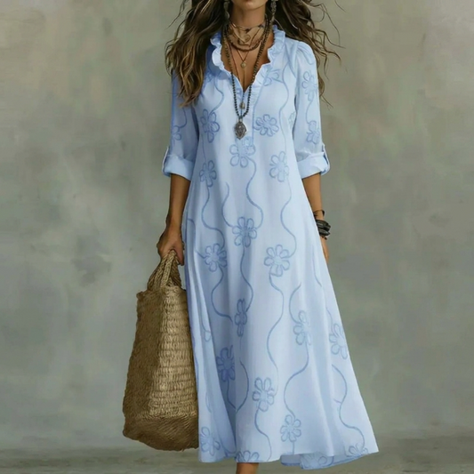 Siena | Vestido Largo de Verano con Flores