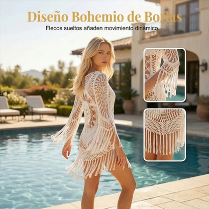 Alma - Vestido Playero de Crochet
