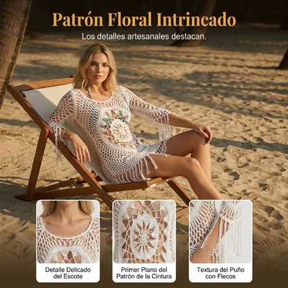 Alma - Vestido Playero de Crochet