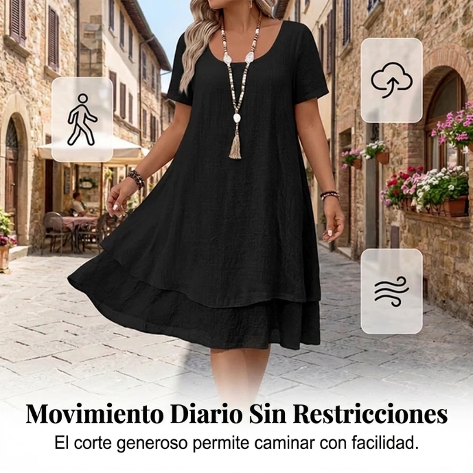 Clara - Vestido amplio y fluido