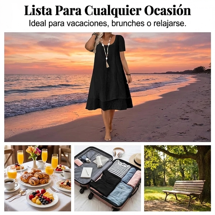 Clara - Vestido amplio y fluido