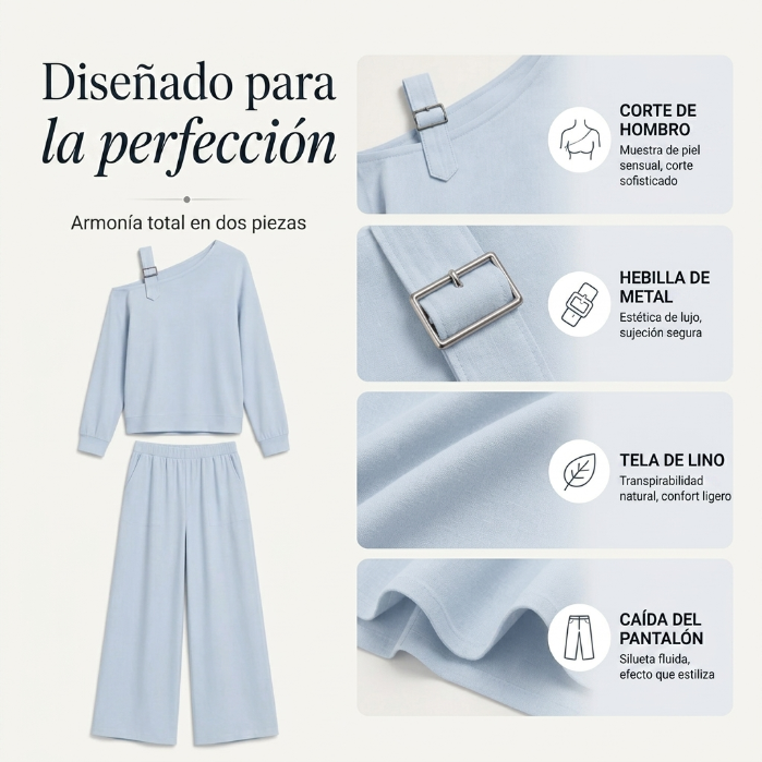 Marta – Conjunto con hombro descubierto