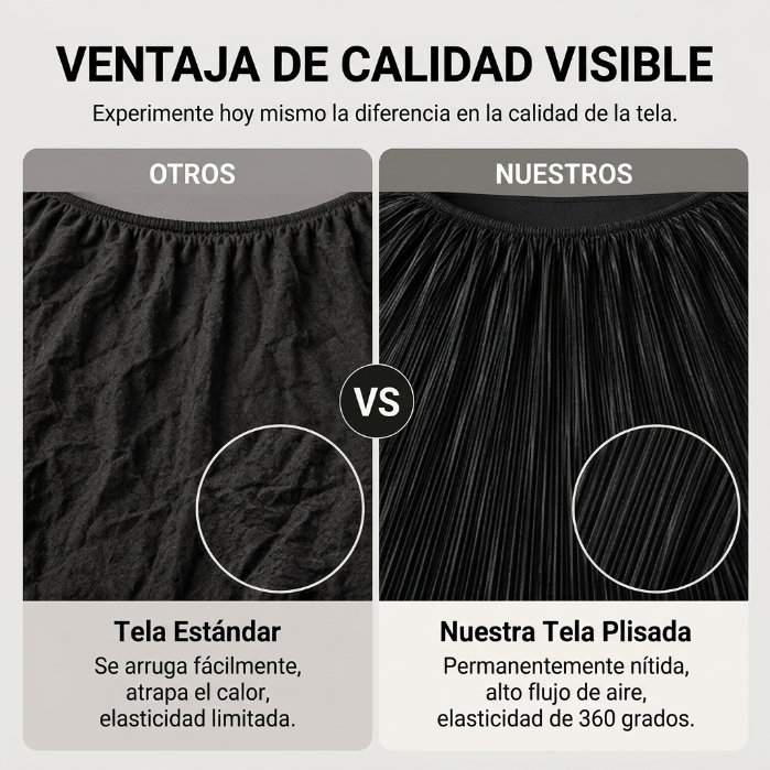 Elena - Blusa plisada ultraelástica de corte holgado
