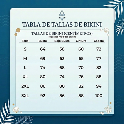 Valeria - Bikini de dos piezas con bloques de color y rayas
