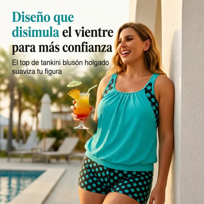 Nerea - Conjunto Tankini Moldeador