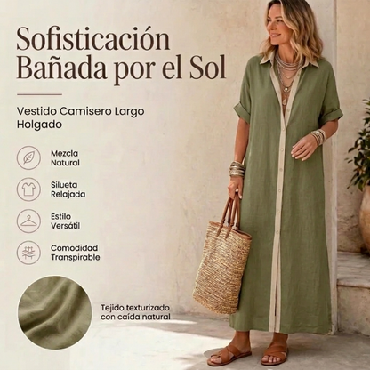 Manela | Vestido Largo Minimalista