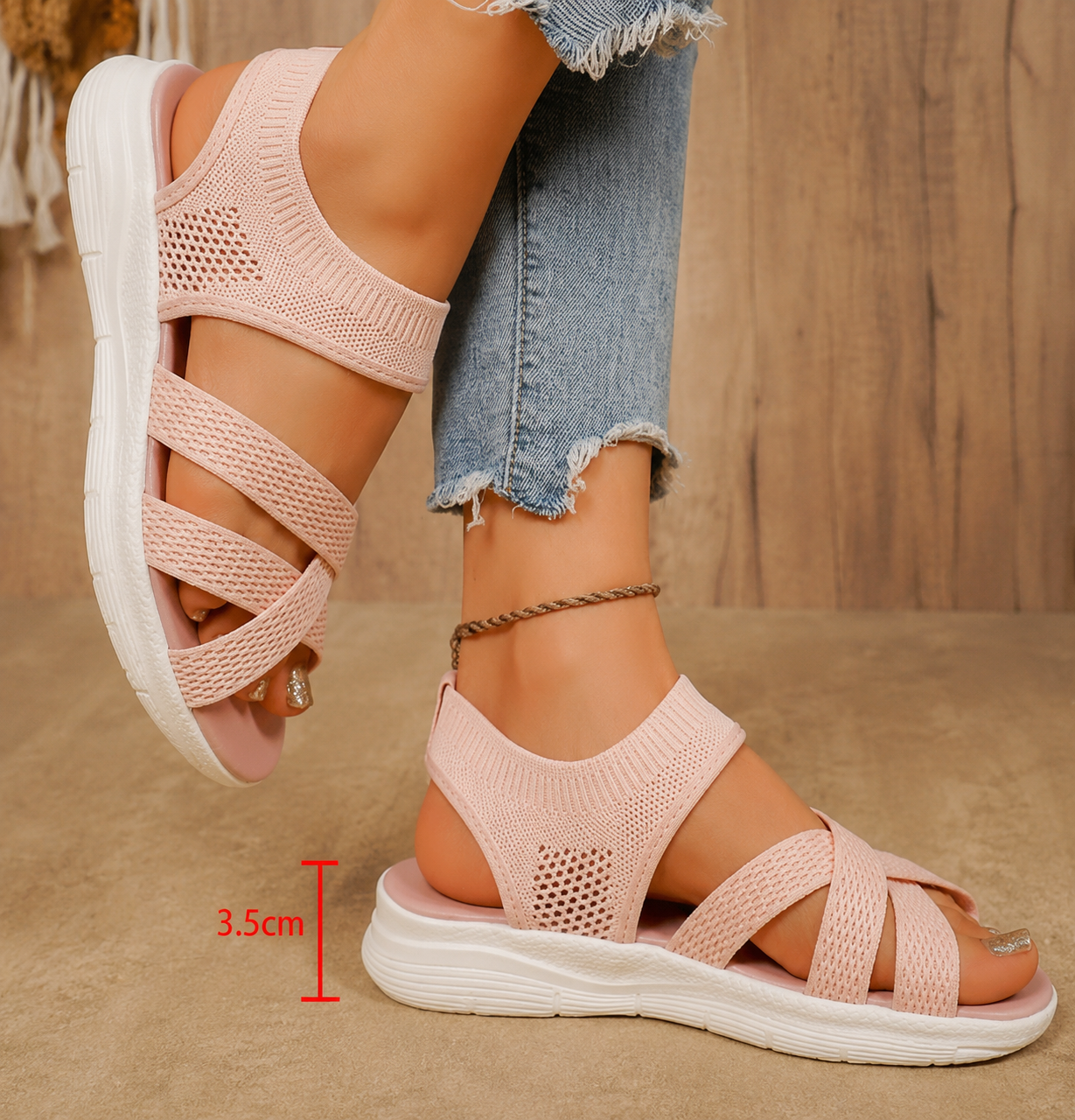 María - Sandalias flexibles ortopédicas
