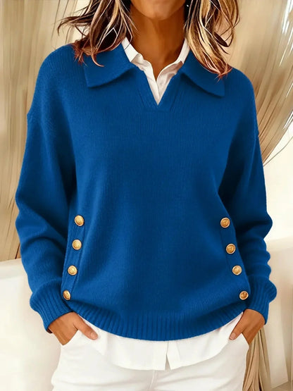 Viñet | Jersey de cuello en V y camisero