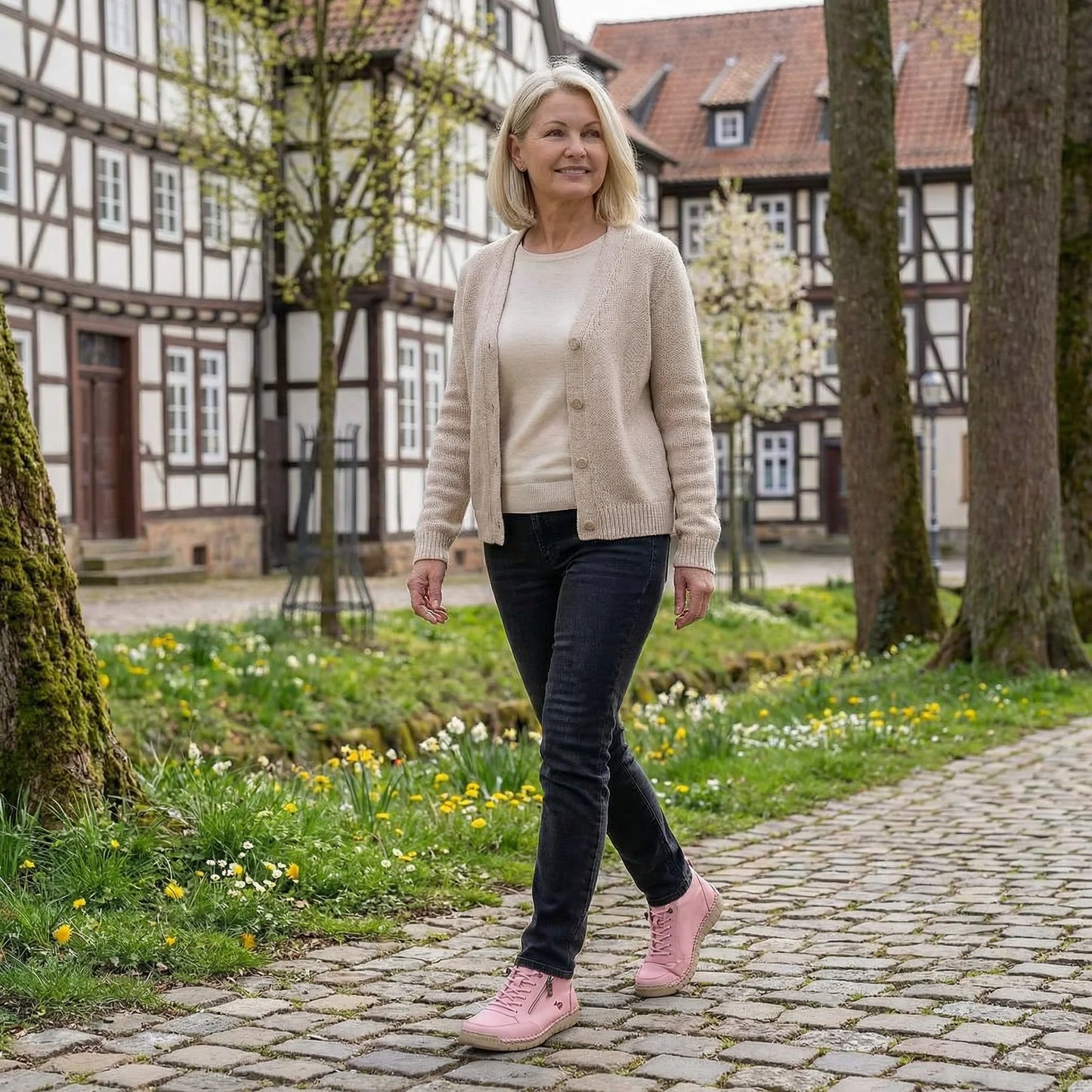 Mira – Zapatillas ortopédicas cómodas con cremallera