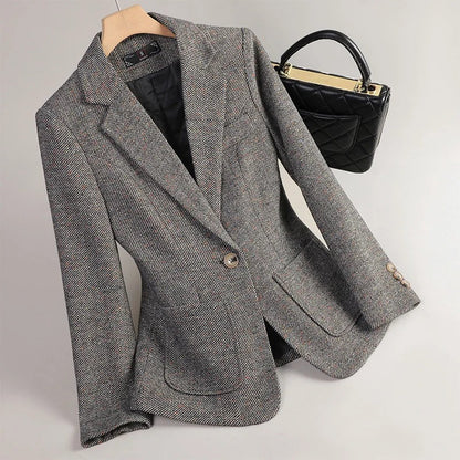 María - Blazer de tweed