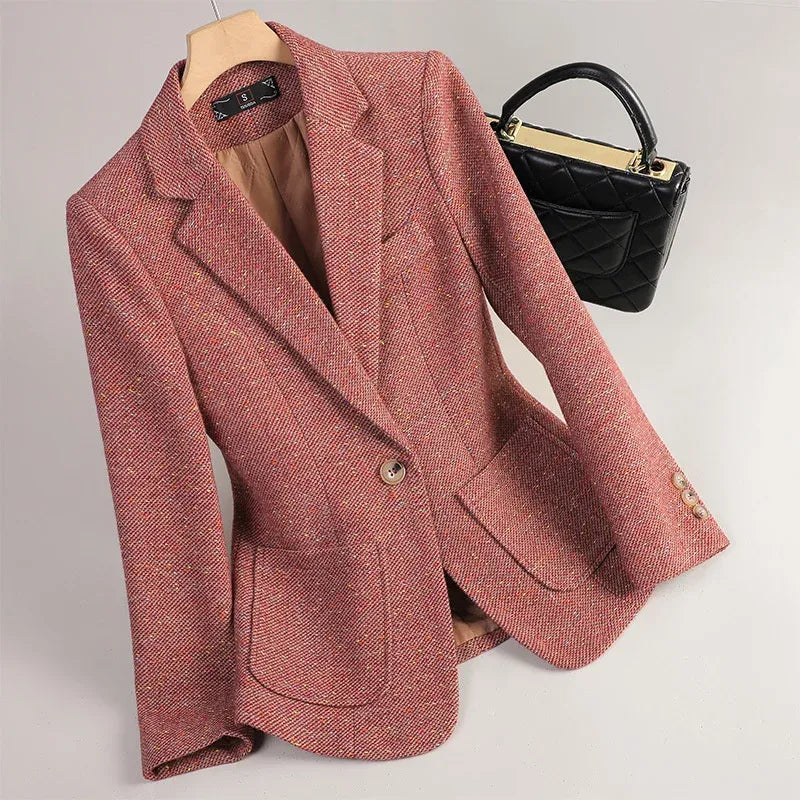 María - Blazer de tweed