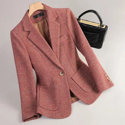 María - Blazer de tweed