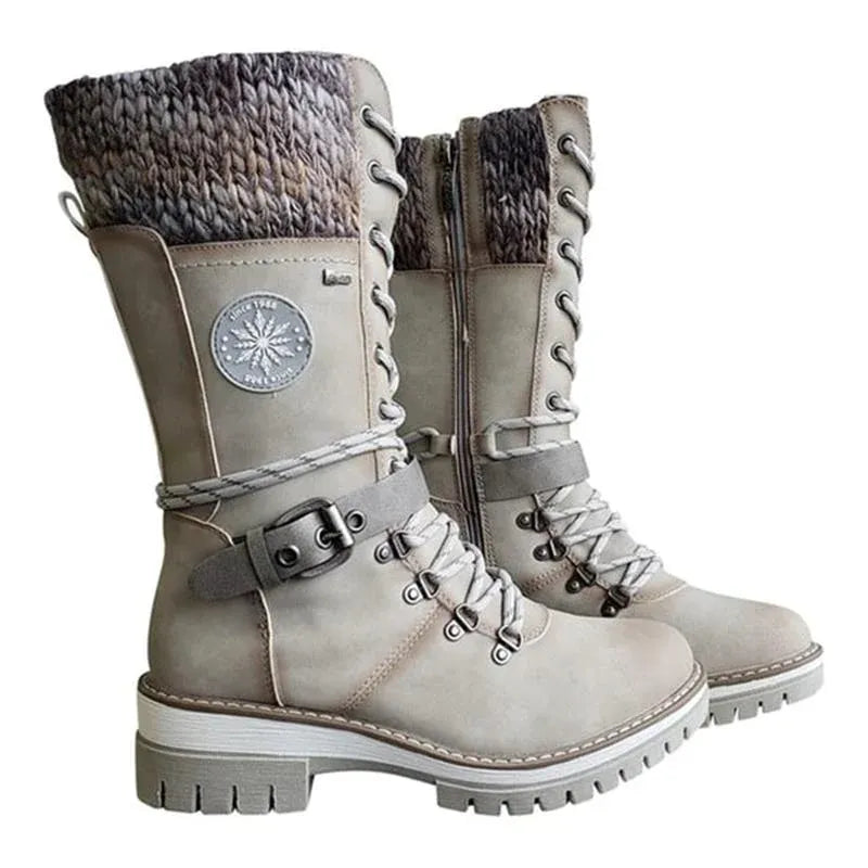 Ana - Botas con cordones y hebilla
