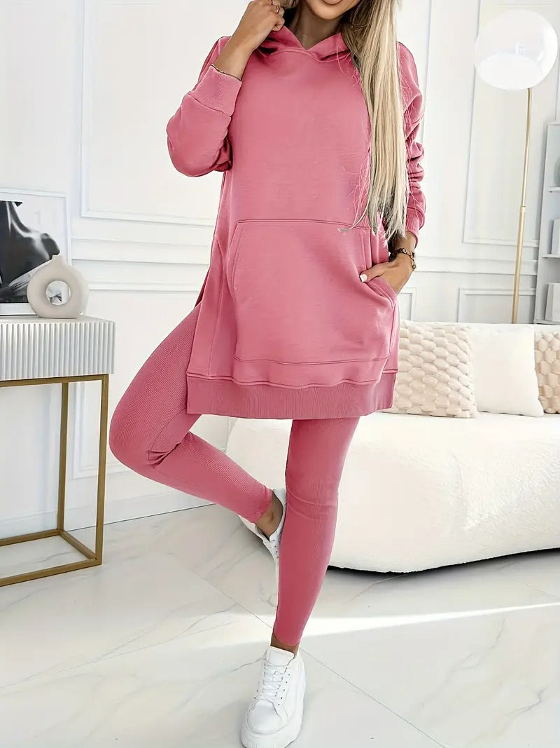 Isabel - Conjunto casual con capucha