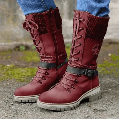 Ana - Botas con cordones y hebilla