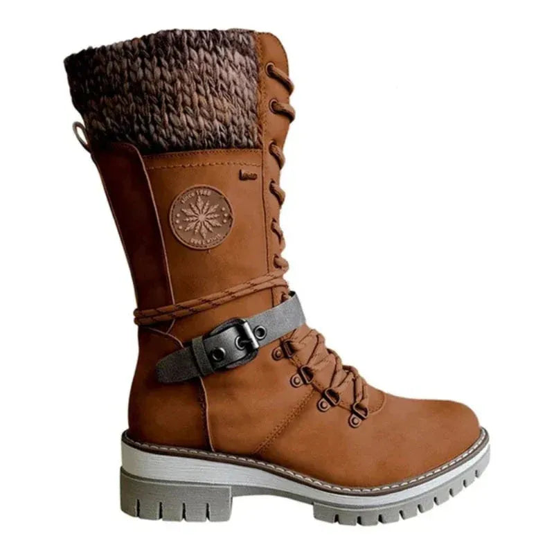 Ana - Botas con cordones y hebilla