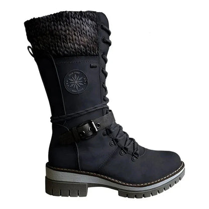 Ana - Botas con cordones y hebilla