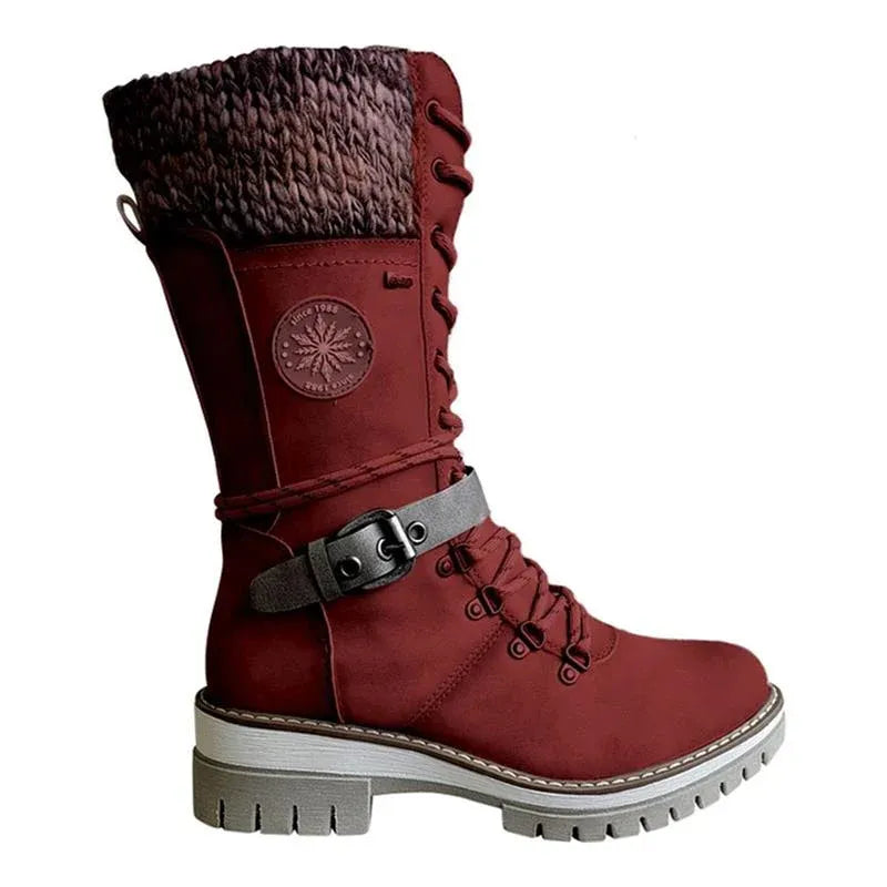 Ana - Botas con cordones y hebilla