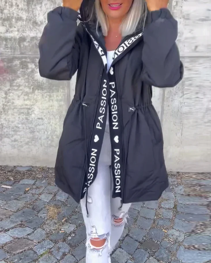 Aldara - Chaqueta con cordón ajustable