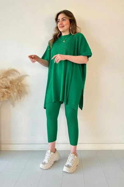 Lara - Conjunto de punto con diseño relajado