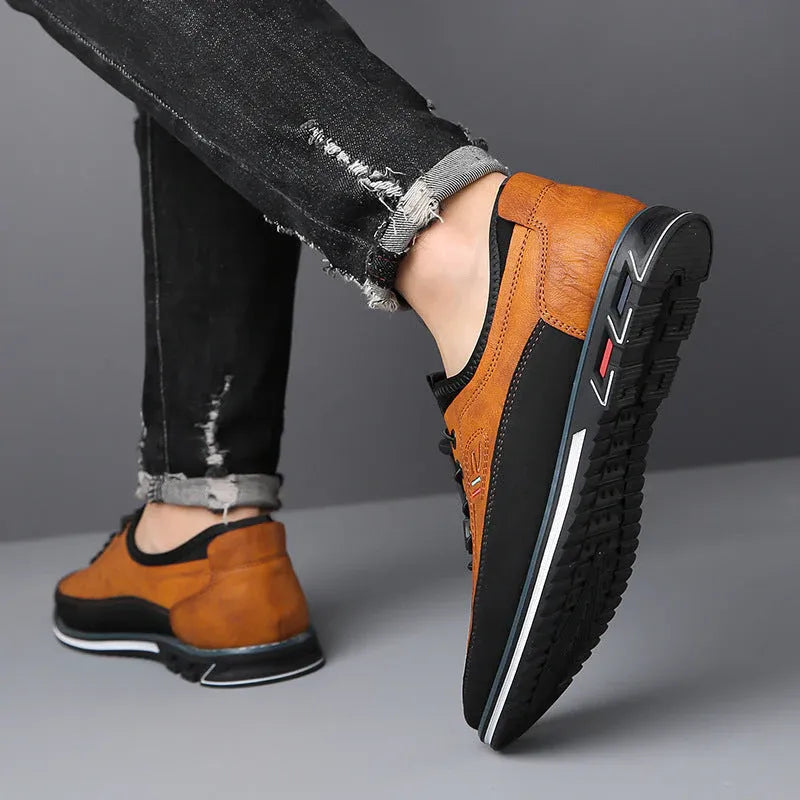 Zapatos Oxford con acabado artesanal